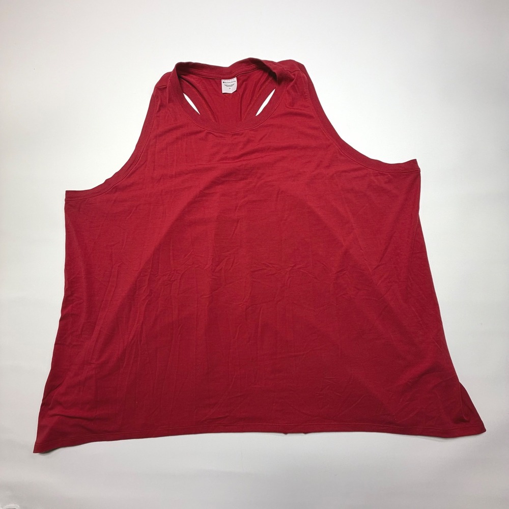 Athleta Red Racerback Tank Top Women's 3X Soft Stretch Athleisure‎